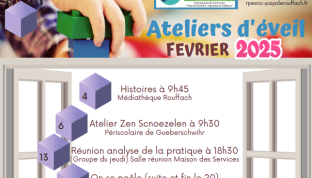 Programme ateliers d'éveil